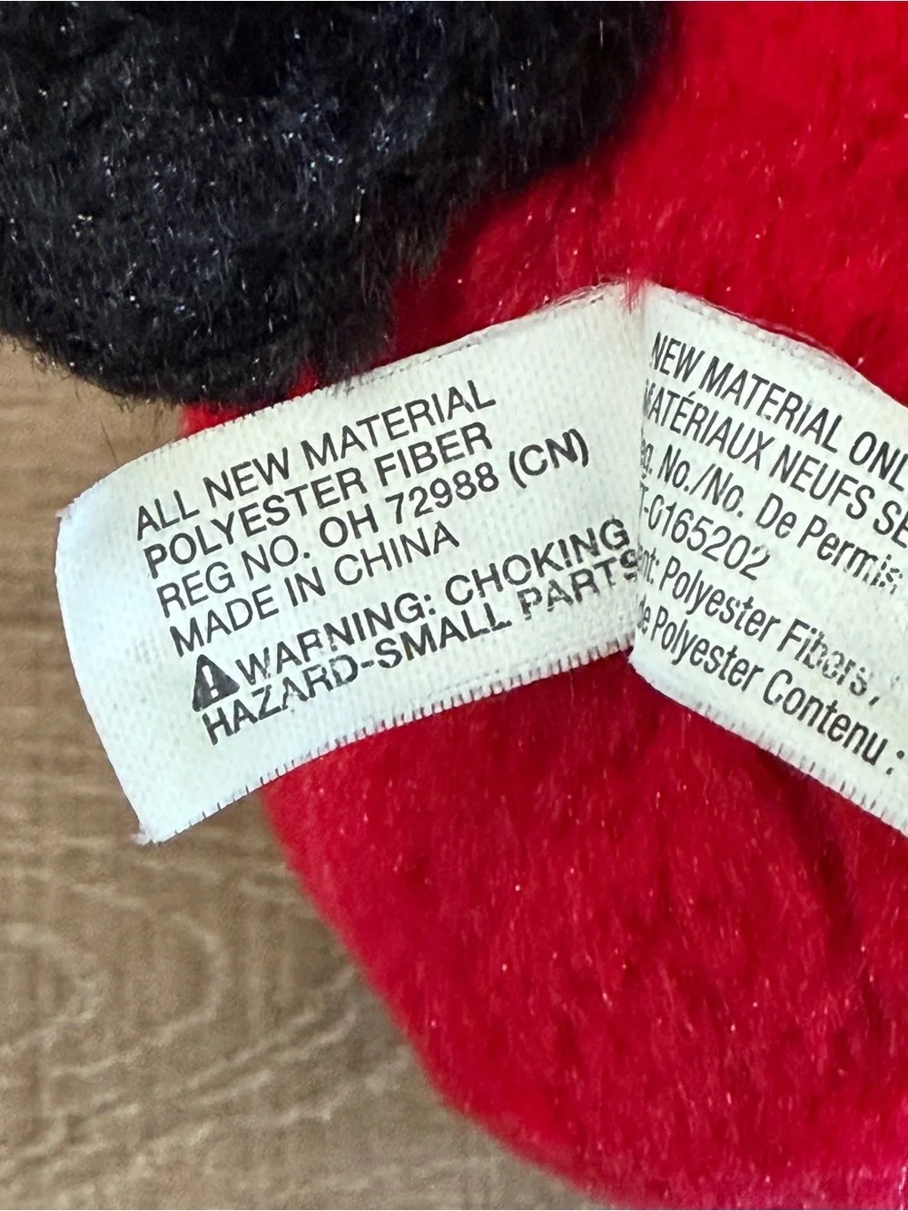 Red Angry Bird Vintage 6” No sound Fun Plush Toy